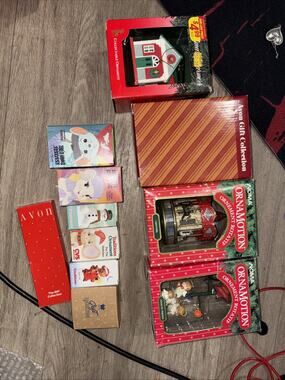 Vintage Huge Christmas Ornament Lot Disney Avon 33 With Original Box 62 No Box
